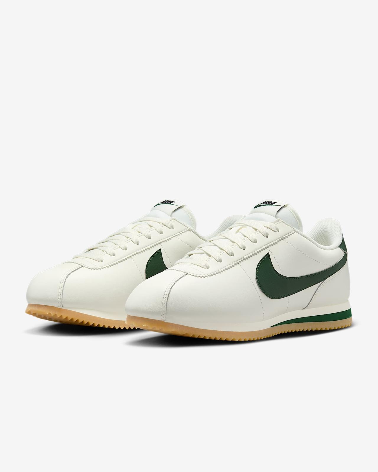 DN1791-110 Nike Cortez Sail Gum Yellow Black Fir (Women s ) 5W