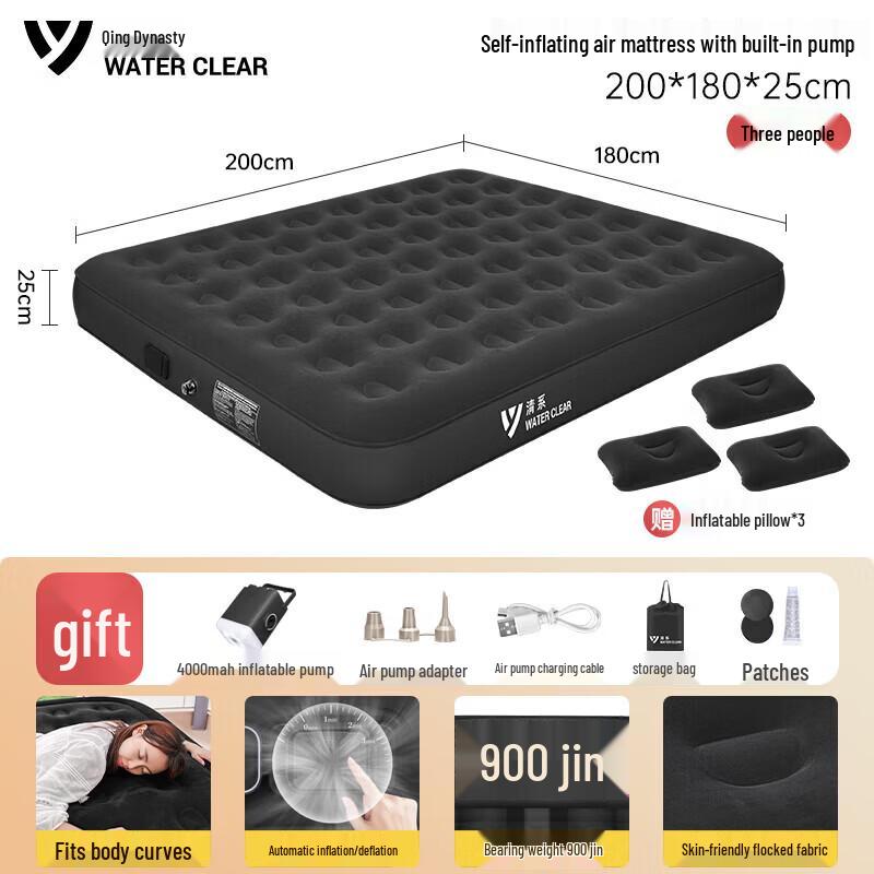 

Series Clear 3-Person Automatic Inflatable Camping Mattress