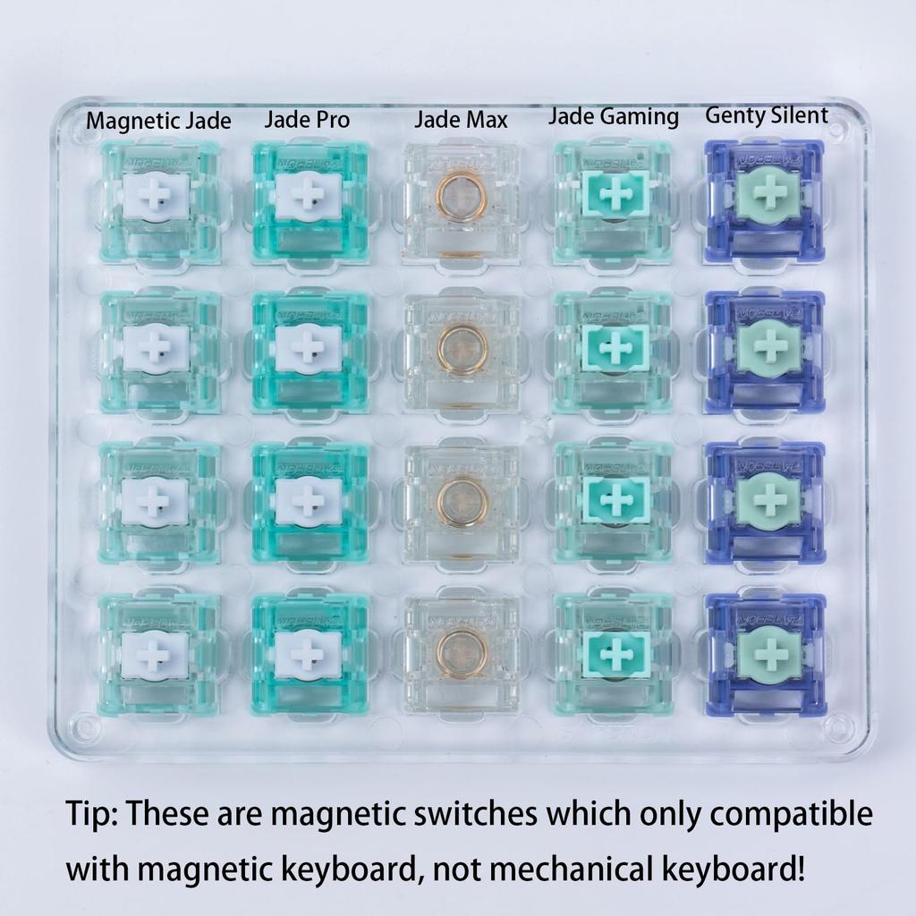 Gateron Magnetic Keyboard Switch Tester Jade Max Pro (20 pieces)