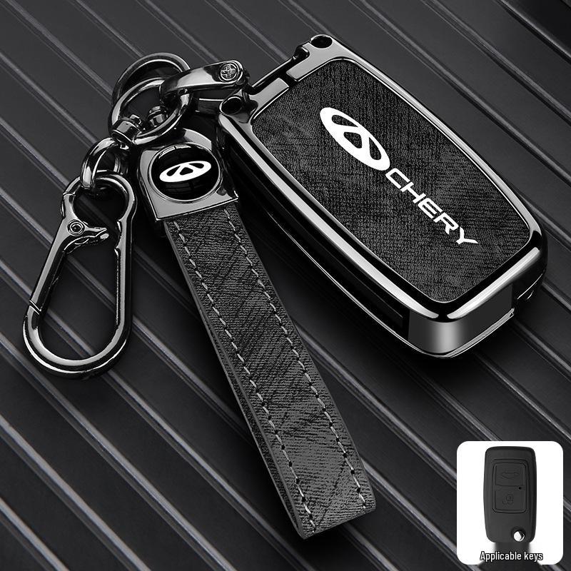 Zinc Alloy Key Shell Covers for Chery, Tiggo 8, 7 Plus - Full Coverage, 5x Anti-Drop Protection