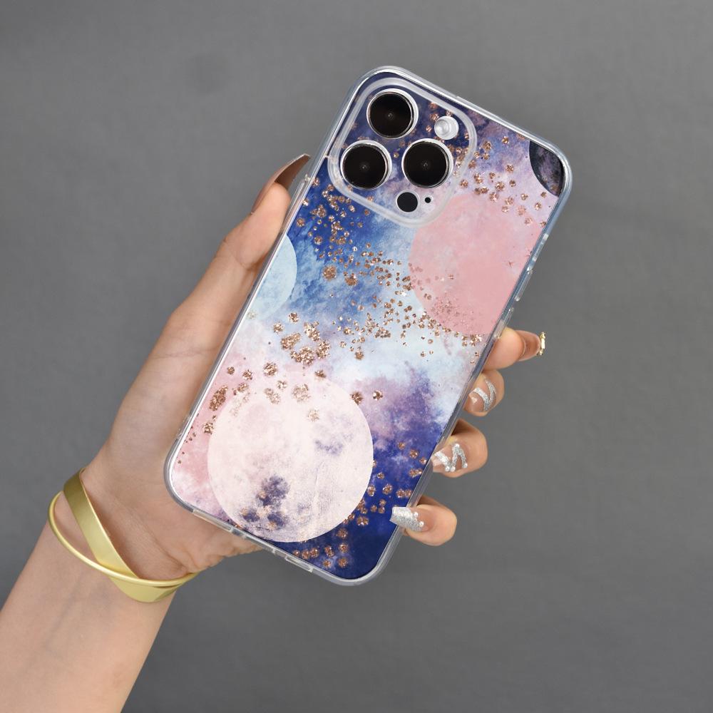 

Защитный чехол для iPhone 15 Galaxy Universe Soft Shell с линзой All-Inclusive, дизайн против падений Apple XS Max прозрачный