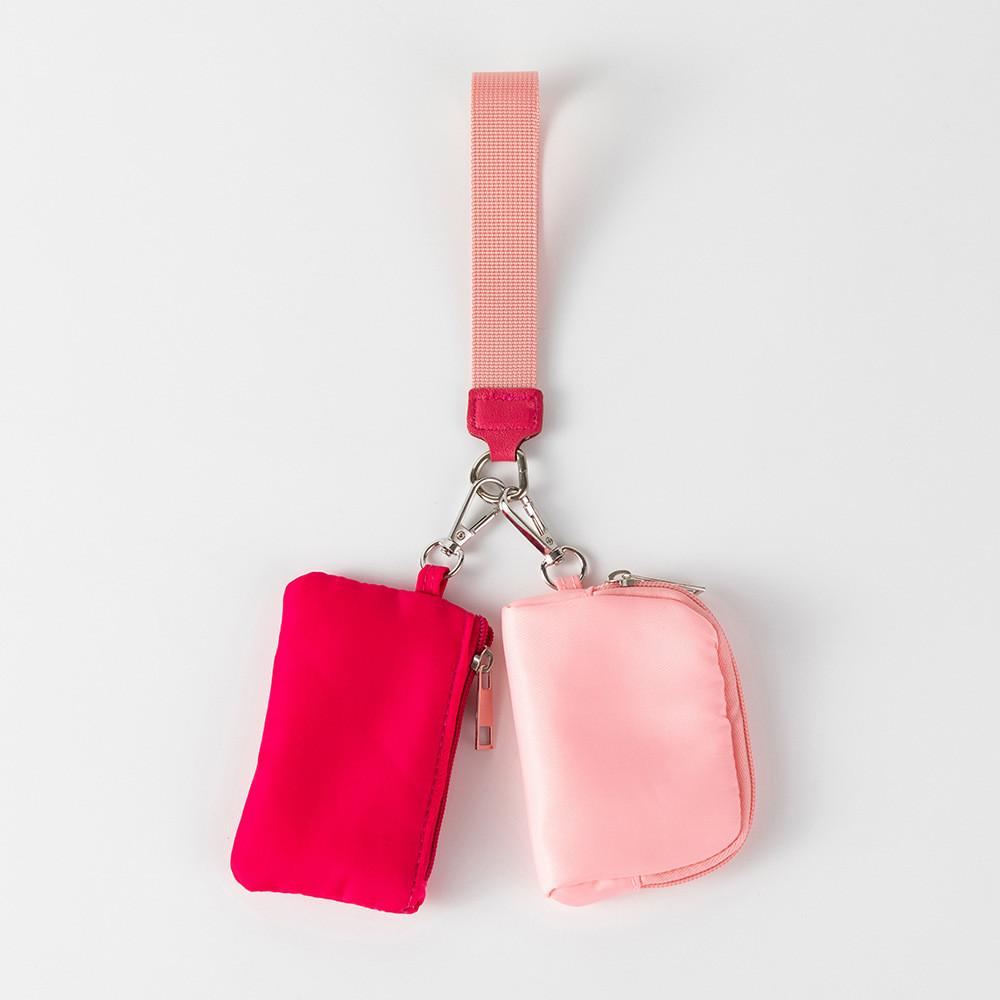 Minimalist Nylon Card Wallet With Key Holder For Daily Use
