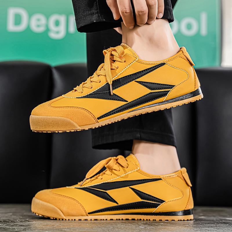 Fashion Men Casual Sneakers Streetwear Skateboard Shoes Men Training Flat Sneakers Trendy Sport Shoes Men Running Walking Shoes