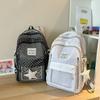 Schoolbag Vitality Soft Fog Powder Lace Polka Dot Backpack Girlfriend Daily Class Weekend Travel Sweet Backpack