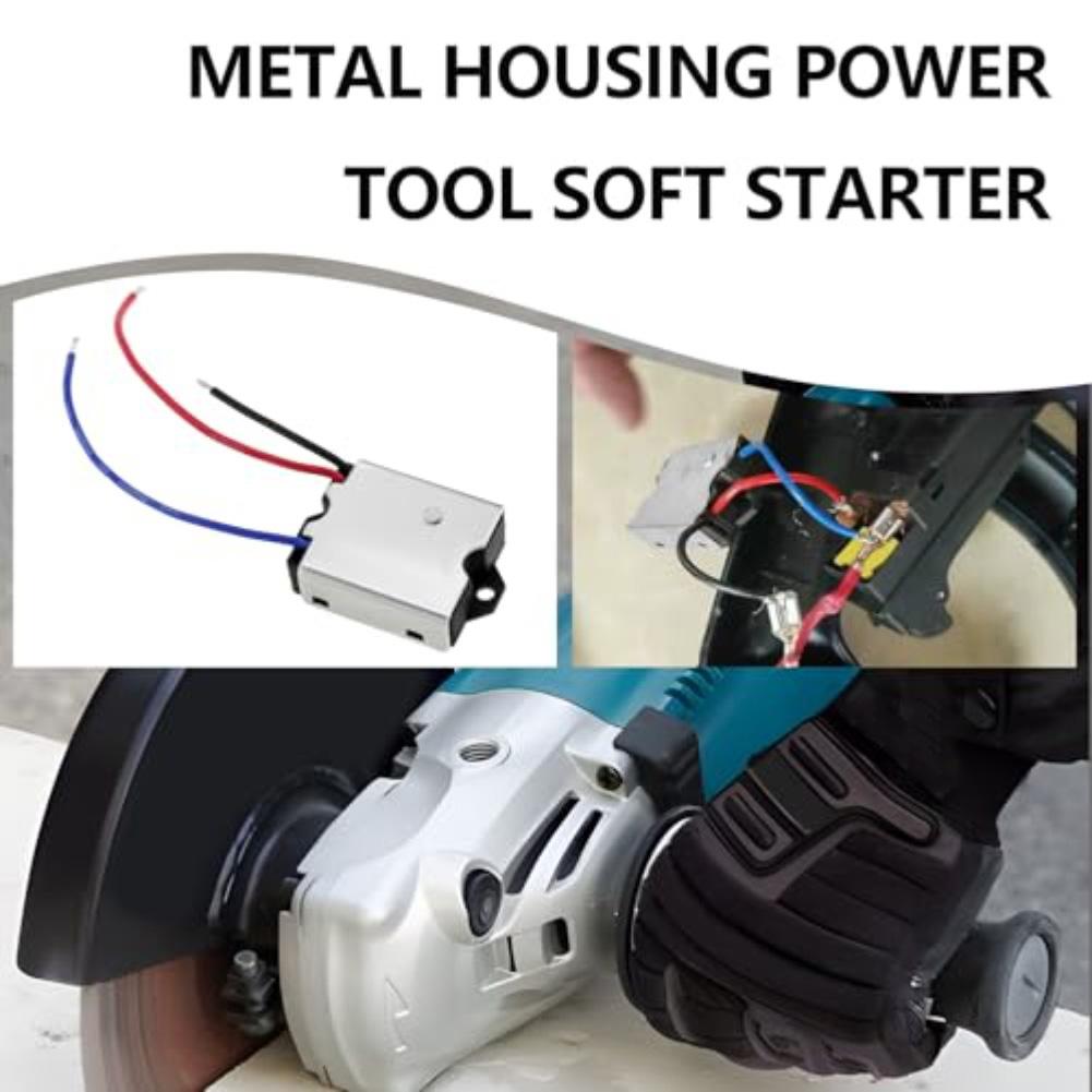 Soft Start Module For Power Tools Reduce Startup Current & Extend Tool Steel Cutting Slotting Machine Start Switch Accessories