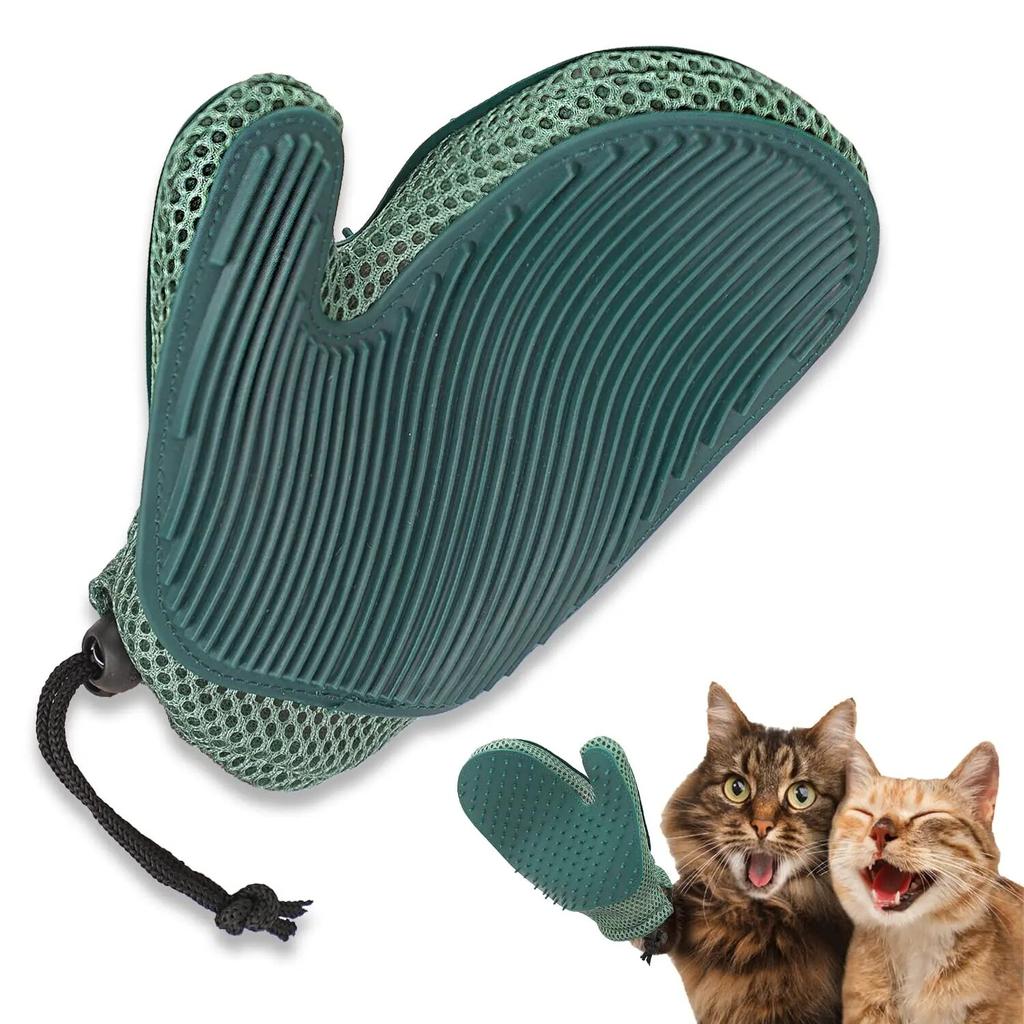 Cat Hair Glove & Pet Fur Remover Glove, Dog Grooming Glove Brush for Shedding,Pet Hair Remover Mitt for Cleaner, Grooming Glove
