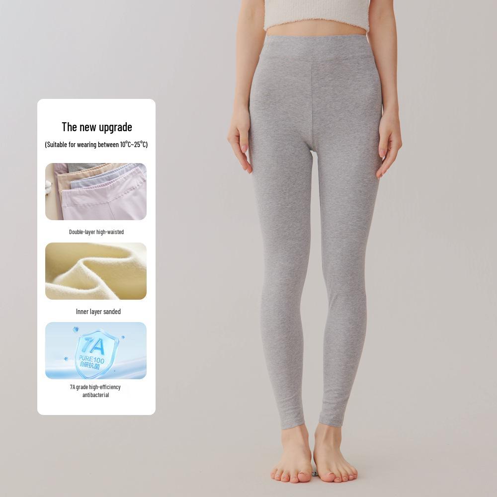 "2023 Women's High Waist Autumn Cotton Leggings - Slim Fit, Versatile, Thin, and Lengthened Design"