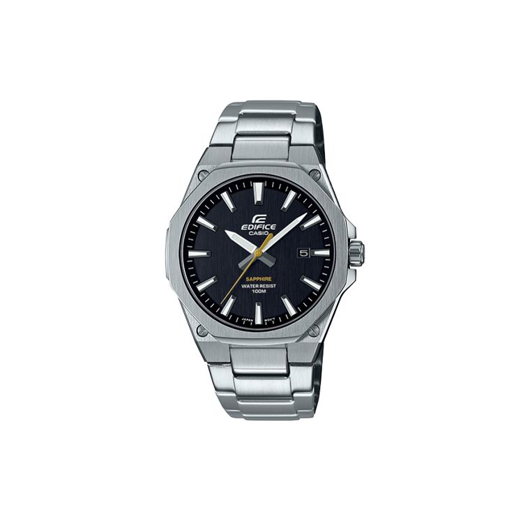 

Casio Edifice Three-Hand Design Multifunction Watch Quartz Movement Stainless Steel Band Men watches Black EFR-S108D-1A2021 Black Dial