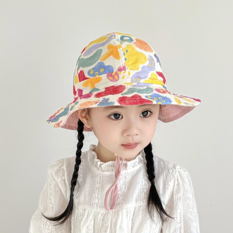 Baby Hat Spring and Autumn Thin Baby Sun Hat Summer Boy Baby Hat Girl Sun Hat Children Korean Style Fisherman Hat