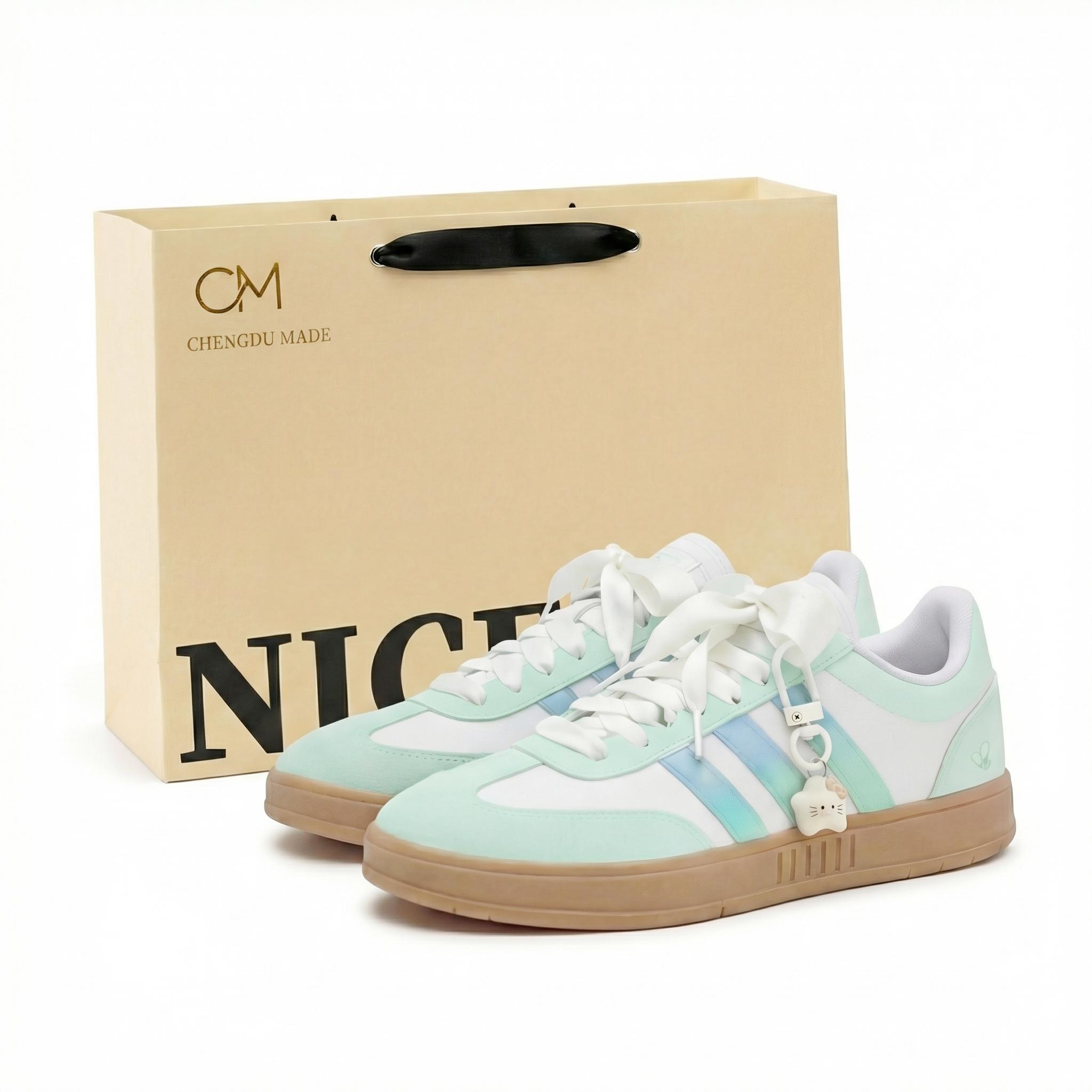 

Adidas Gradas Mint Milk Candies Slip Resistant Low top Skateboard Shoes Unisex Green IE9044(Team1567-) 37⅓