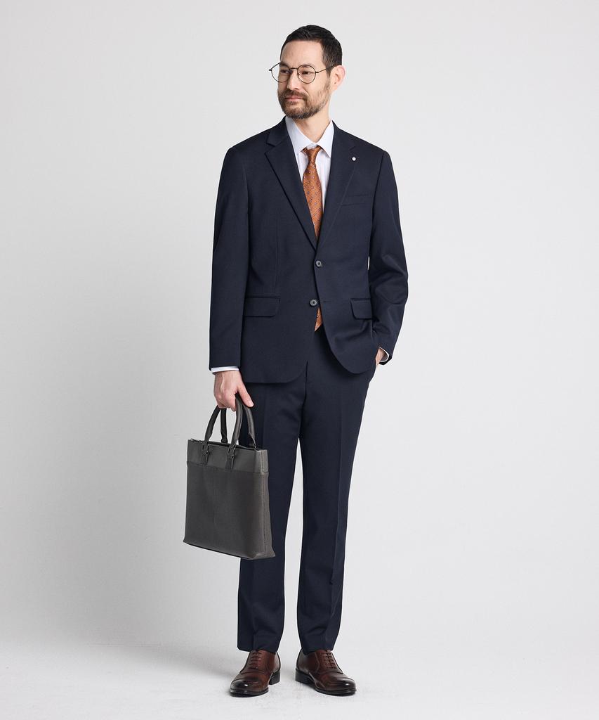 STCO Wool Four-Way Stretch Essential Formal Pants_Navy (Slim Fit)_Ssluz12Ssn