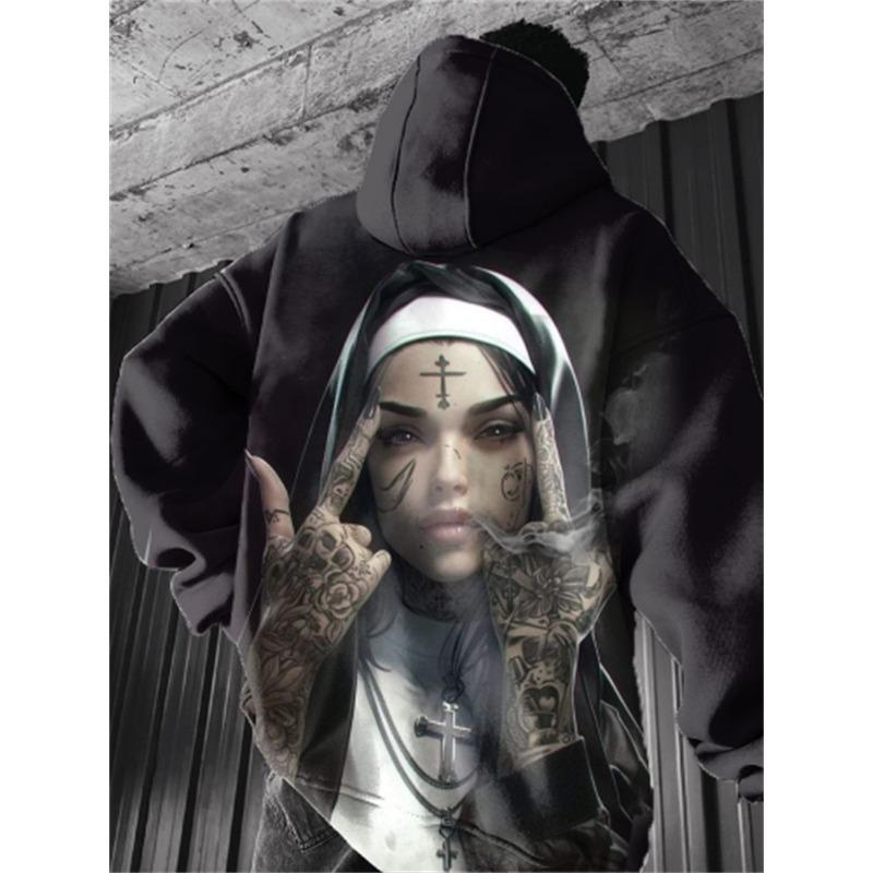 2024 Men's Hoodies Anime Character Sweatshirt 3D Sexy Girl Printed Men Women Hip Hop Tracksuit Pullover Harajuku Men Hoodie Coat