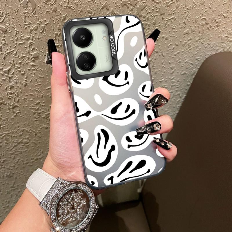 Schutzhülle mit Schmetterlingsmuster für Redmi 13C 4G 5G 12C 10C A1 A2 Plus 9 9A 9i Note 10 11 12 für Xiaomi 11 Lite NE Poco X3 NFC Pro Stoßfeste Stoßstangenabdeckung