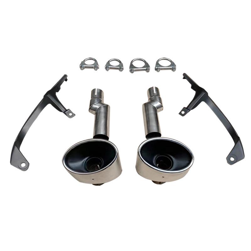 

11th Gen Honda Civic Stainless Steel Exhaust Tailpipe Decoration - Bright Silver