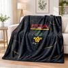 FC Augsburg FC Printed Flannel Blanket Warm Comfort Bed Throw For Indoor Home Decoration