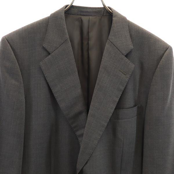 Aquascutum Made In Japan 100% Wool Tailored Jacket Gray Men's Used