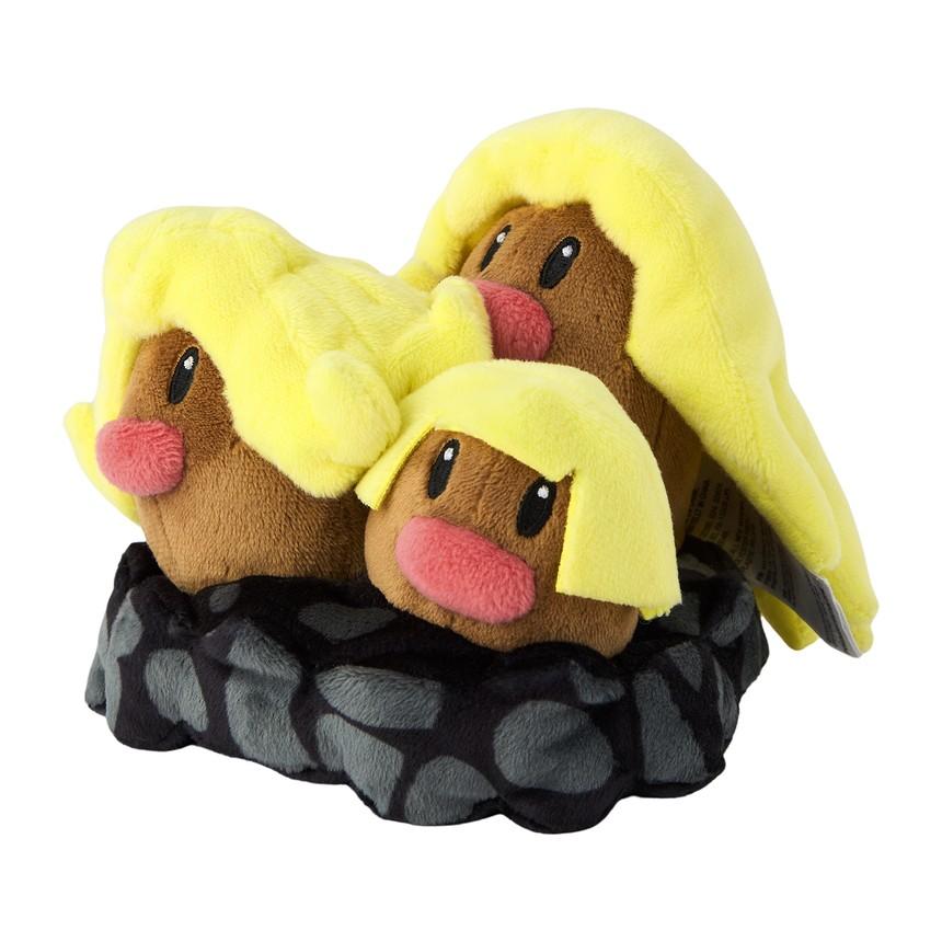 [Pokemon] Pokemon Center Plush Toy: Pokemon fit Alolan Dugtrio