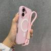 Luxury 3 IN 1 For Magsafe Lanyard Case for iPhone 16 15 14 Plus 13 12 Pro Max Wireless Charge Magnetic Clear Matte Soft Cover