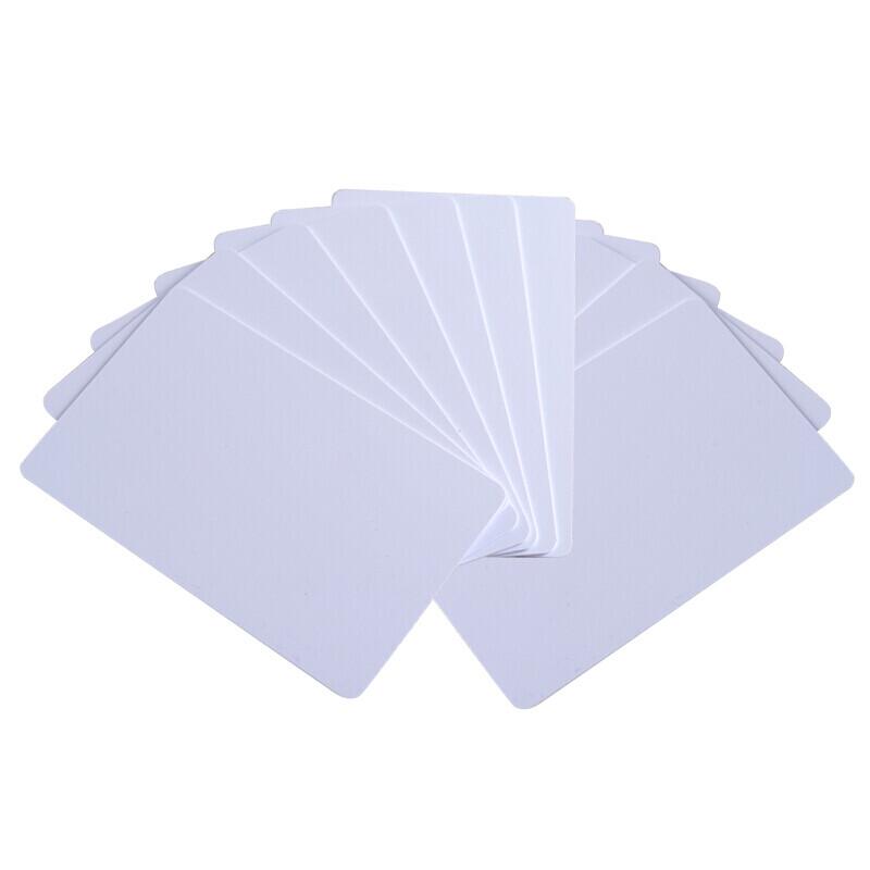 ZKTECO Coated Blank IC Cards (50-pack) CN Plug (adapter Included)