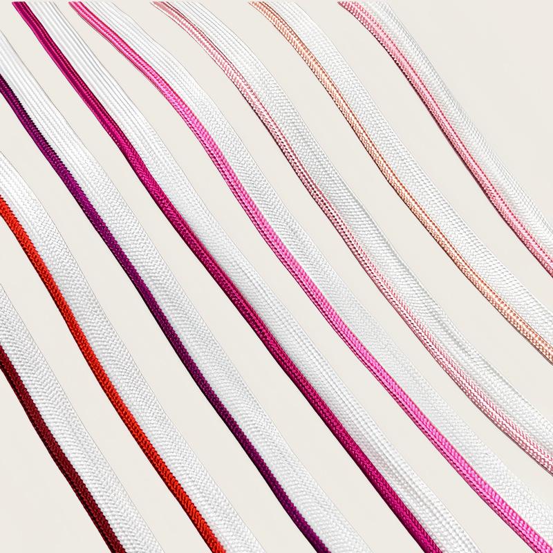 1cm Silk Piping Strip for Uniforms, Home Textiles, and Luggage