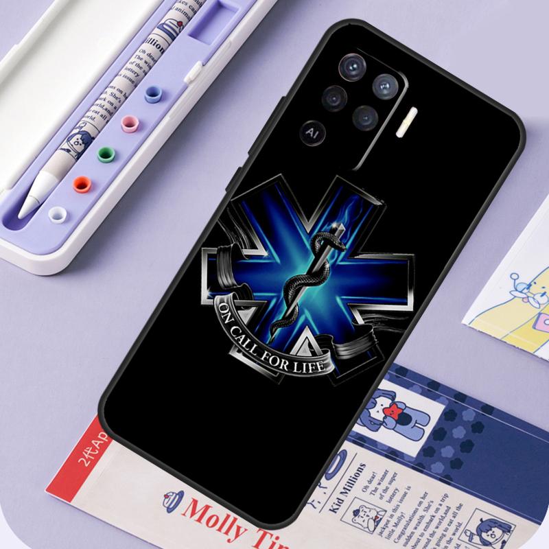 

EMT EMS Medical Rescue For Oppo A60 A80 A40 A94 A74 A54 A15 A18 A38 A58 A78 A98 A16 A76 A96 A57 A17 A77 A5 Pro Case OPPO A38 4G