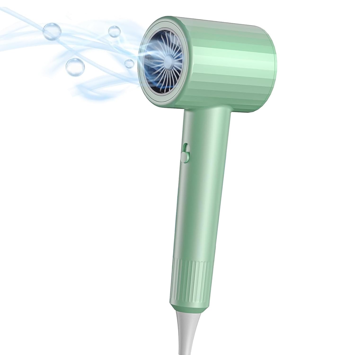 

Фен 1800 Вт с отрицательной температурой воздуха, большими ионами быстрой сушки, 3 уровня регулировки, объем, (зеленый)