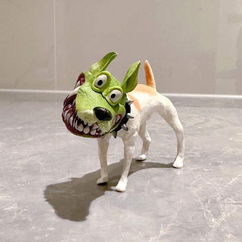 Japanese animation The Mask Dog Dynamic Figure Feature Peripheral Spooky Entertaining Item Figure Desk Accent Collectible Ride Ornament Original Token