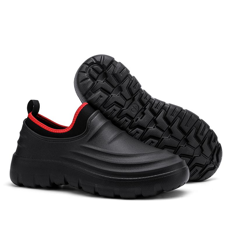Men Outdoor Work Shoes Water-proof Chef Shoe Oil-proof Shoe for Pet Workers Man Fisherman Shoes Non-slip Garden Weeding Clogs