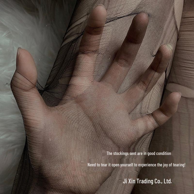 Ультратонкие черные шелковые разрывающиеся чулки - Сексуальные и веселые. Standard Packaging