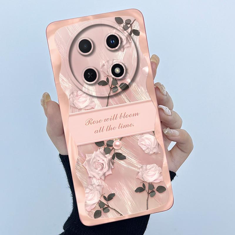 For Huawei Nova 12i Case 12 i Silicone Protective Cover Fashion Simplicity flower Funda for Huawei Nova 13i Nova12i Coque Capa