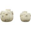 Bird-shaped Cement Flowerpot Cover - Intentionally Aged