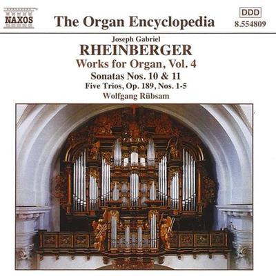 CD RÜBSAM, RHEINBERGER; WOLFGANG RÜBSA - Organ Works • 5 - Sonatas Nos. 12 & 8557184 Naxos 2004 Germany ObiClassical Used