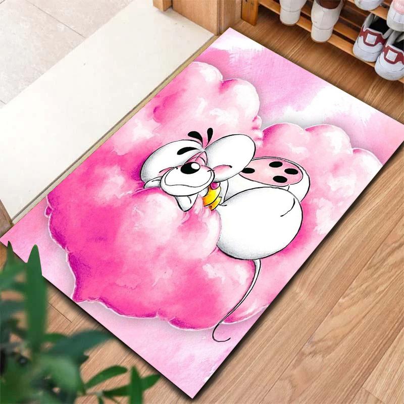 Diddl Carpet Rug for Living Room Bedroom Home Sofa Decoration,Kids Play Non-slip Floor Mat
