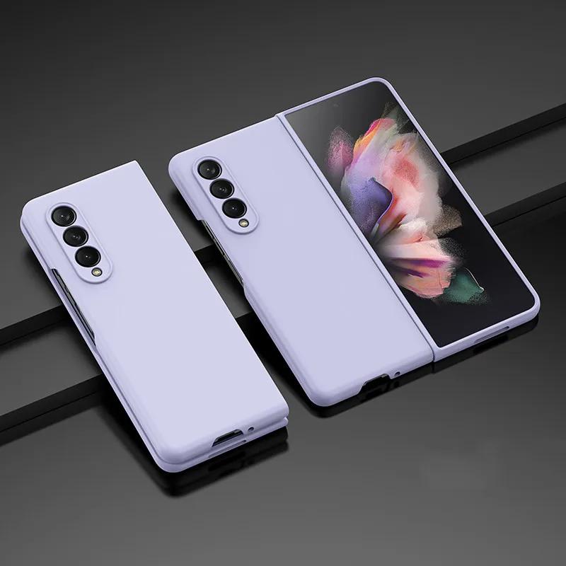 Plain PC Protection Cover Case for Samsung Galaxy Z Fold7 Fold4 fold6 Fold 7 6 4 5 5G fold5 Fold3 fold2 Fold 3 2 Phone Bag Coque