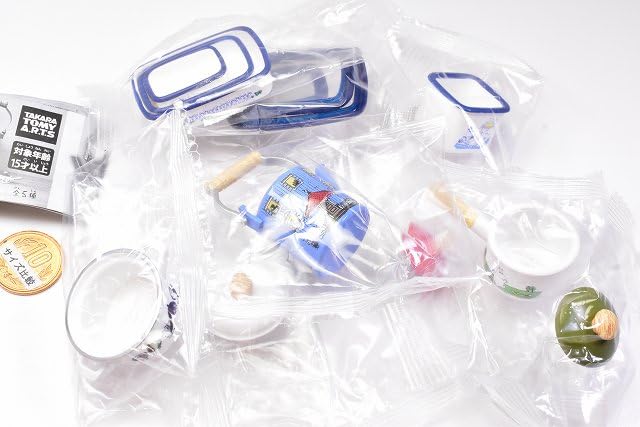 Fuji Enamel Moomin Mini Collection Set of Gacha Capsule Toy [Complete 5]