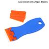 1Set Car Sticker Remover Multipurpose Plastic Small Paint Automotive Film Applying Tool Household Glass Cleaning Scraper
