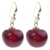 Sweet Cherry Earrings Fashion Dangling Jewelry Multifuntional Accessory Ear Jewelry for Collection and Daily Wear