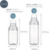 OSK LIPPY Water Clear Made in Easy to with Handle and Room Temperature BC-1000 Bottle, 1000ml, Blue, Japan, Clean, Gasket, Lightweight,