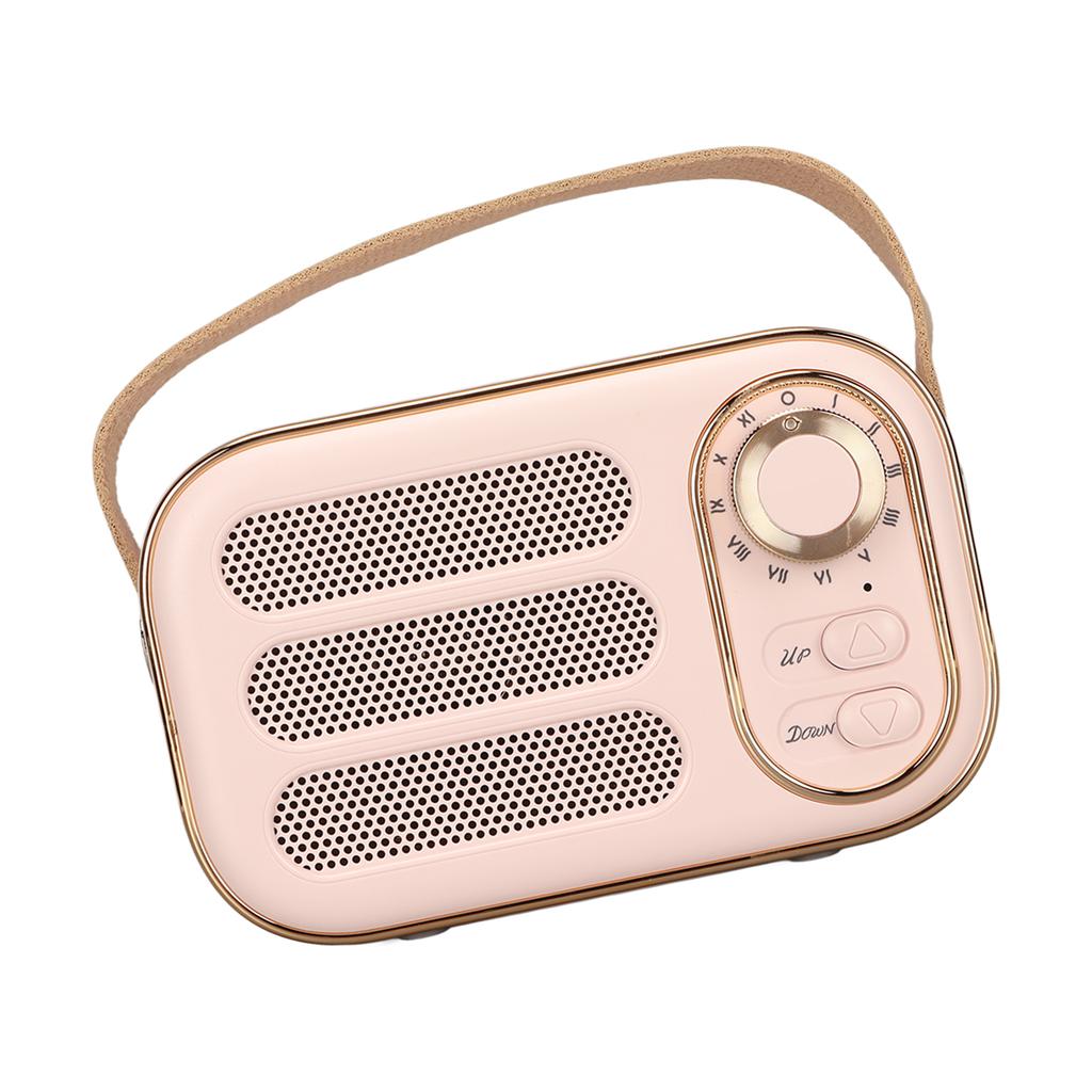 Bluetooth Speaker Stereo HiFi Sound USB Charging Retro Portable Wireless Speaker for Home Travel
