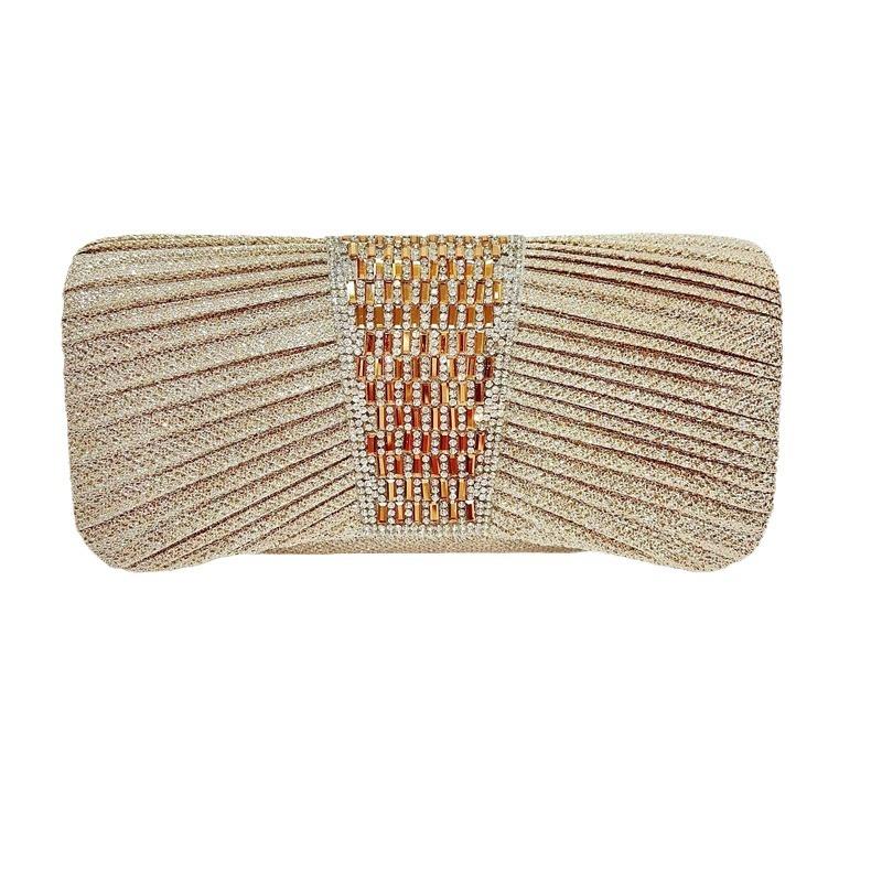 Hand-held Bag Rhinestone Handbag Crossbody Bag Diamond-encrusted Single-shoulder Crossbody Bag