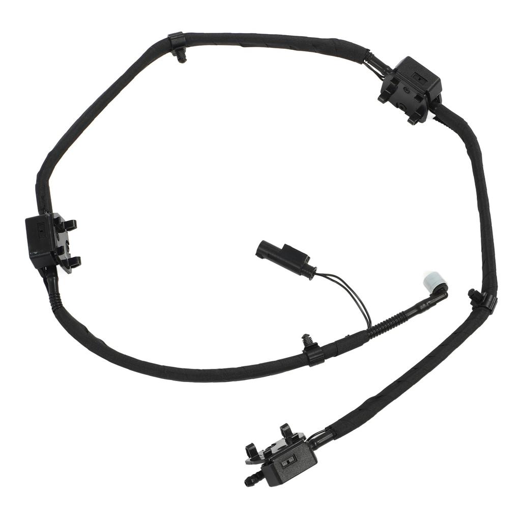 Uppvärmd spolarmunstycke 61667202027 ABS Svart Spolarmunstycke för 7-serien F01 F04 2008 till 2015