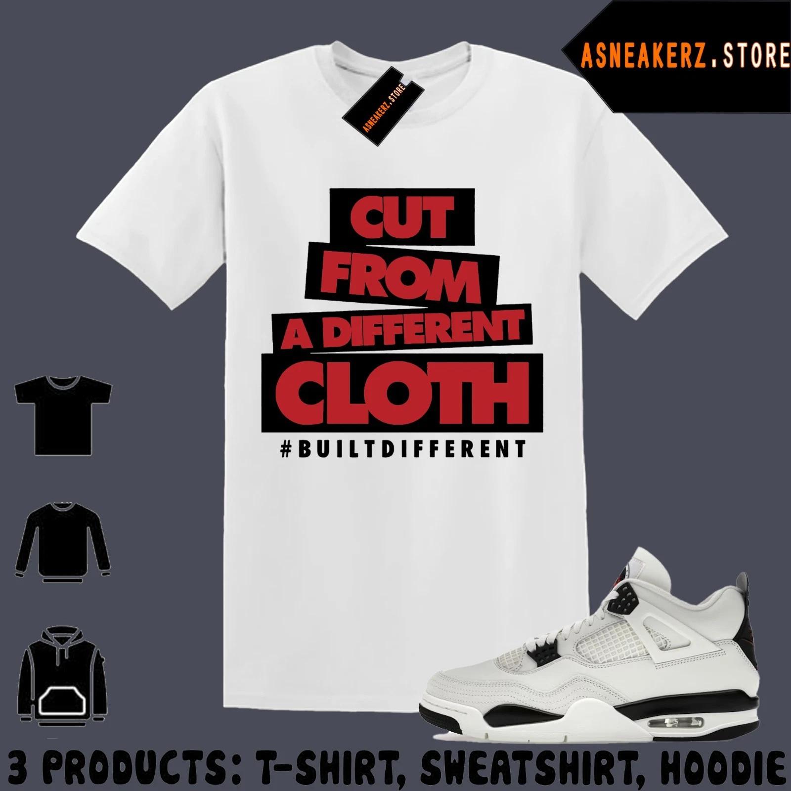 Shirt Match AJ 4 Flight Club 2026 Sneaker Matching Tee Different Cloth T-Shirt 4XL