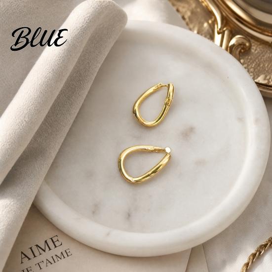Earrings 1 Pair Geometric Huggie Hoop for Women Casual