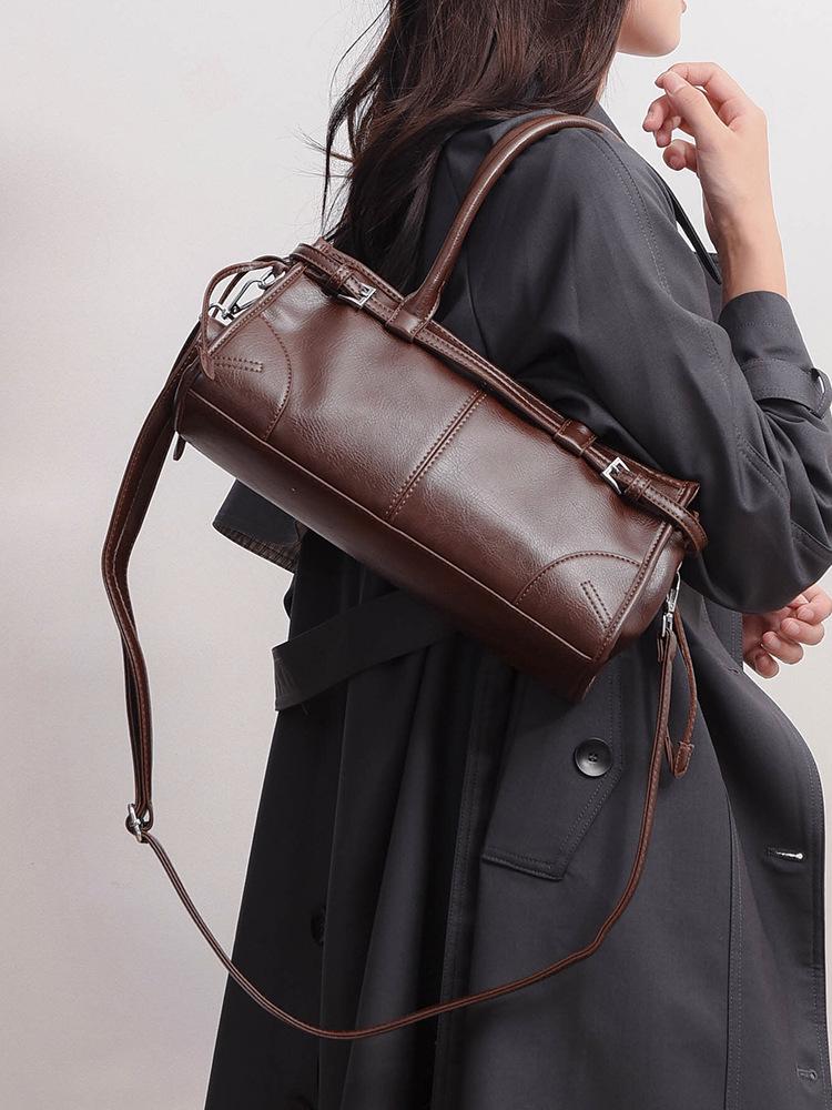 Autumn 2025 Retro High-End French Tote Bag with Large Capacity