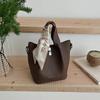 Korean-style Large-capacity Bucket Bag For Women, New Autumn And Winter Casual Versatile Shoulder