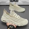 Herrenschuhe Sommer Neue Atmungsaktive Hohle Mesh-Schuhe Herren Sportschuhe Rutschfest Lässige Fly-knit Dad-Schuhe