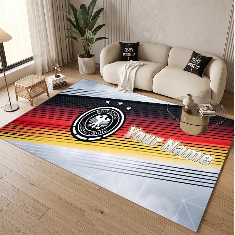 Personalized Crystal Velvet Carpet Germany national football team Pattern Non Slip Floor Rug