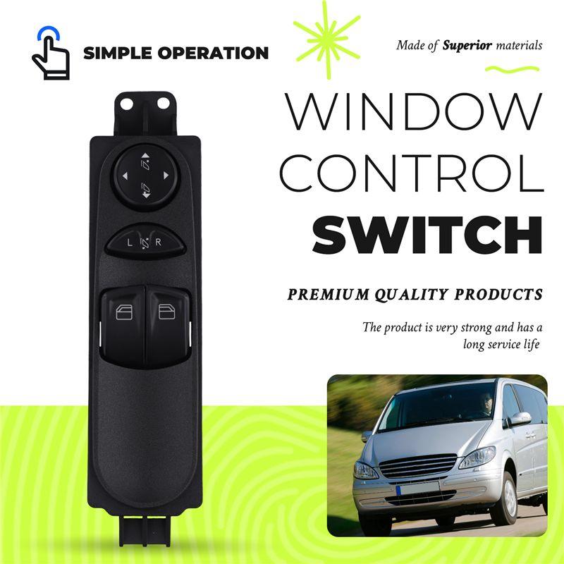 Portable Front Left Master Power Window Switch Button A6395451013 6395451013 For VIANO VITO MIXTO W639