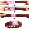 Yousheng Pet Tag Engravable Rust-proof Slide-on Dog Metal ID Tag for Medium Dog