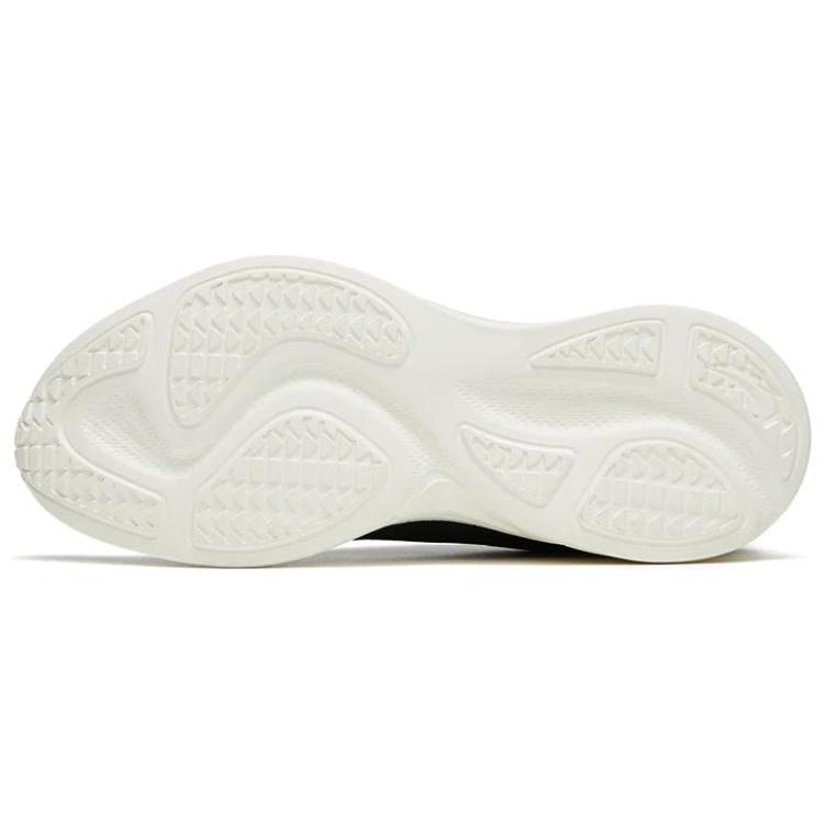 New Anta Anti Slip Wear Resistant Low Top Running Shoes Men's Black White 112325542-3